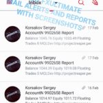 forex robot mail alerts with screenshots 1