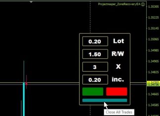 Zone Recovery EA update zone recovery ea close all orders button